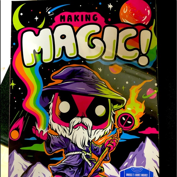 Funko black light Deadpool tee